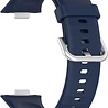Strap-it Strap-it Bracelet silicone Huawei Watch Fit 3 (bleu foncé)