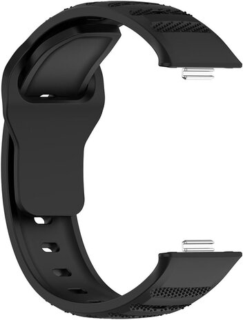 Strap-it Strap-it Bracelet silicone robuste Huawei Watch Fit 3 (noir)