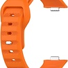 Strap-it Strap-it Bracelet silicone robuste Huawei Watch Fit 3 (oranje) Strap-it Strap-it Bracelet silicone robuste Huawei Watch Fit 3 (oranje)