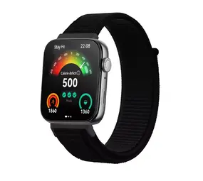 Strap-it Bracelet nylon Huawei Watch Fit 3 (noir)