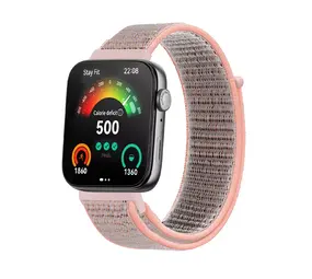 Strap-it Bracelet nylon Huawei Watch Fit 3 (rose)