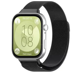 Strap-it Bracelet Milanais Huawei Watch Fit 3 (noir)