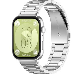 Strap-it Bracelet acier Huawei Watch Fit 3 (argent)