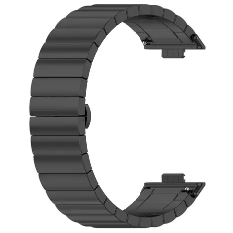 Strap-it Strap-it Bracelet métal de luxe Huawei Watch Fit 3 (noir)