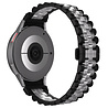 Strap-it Strap-it Bracelet acier Jubilee Samsung Galaxy Watch 4 - 44mm (noir/argent) Strap-it Strap-it Bracelet acier Jubilee Samsung Galaxy Watch 4 - 44mm (noir/argent)