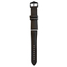 Strap-it Strap-it Bracelet silicone/cuir Huawei Watch GT Runner (noir/marron) Strap-it Strap-it Bracelet silicone/cuir Huawei Watch GT Runner (noir/marron)