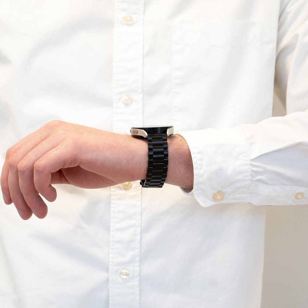 Bandz Bandz Bracelet acier 'Classic' Suunto 9 Peak (noir)