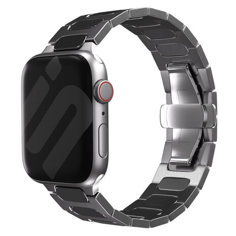 Strap-it Strap-it Bracelet titane Bullet Apple Watch (graphite)
