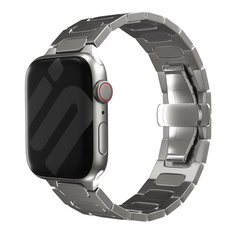 Strap-it Strap-it Bracelet titane Bullet Apple Watch (titanium)