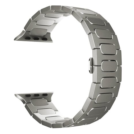 Strap-it Strap-it Bracelet titane Bullet Apple Watch (titanium)