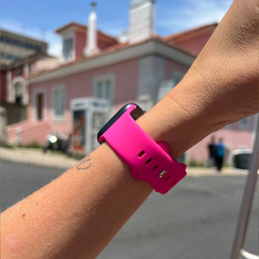 Strap-it Strap-it Bracelet Apple Watch silicone (rose vif)