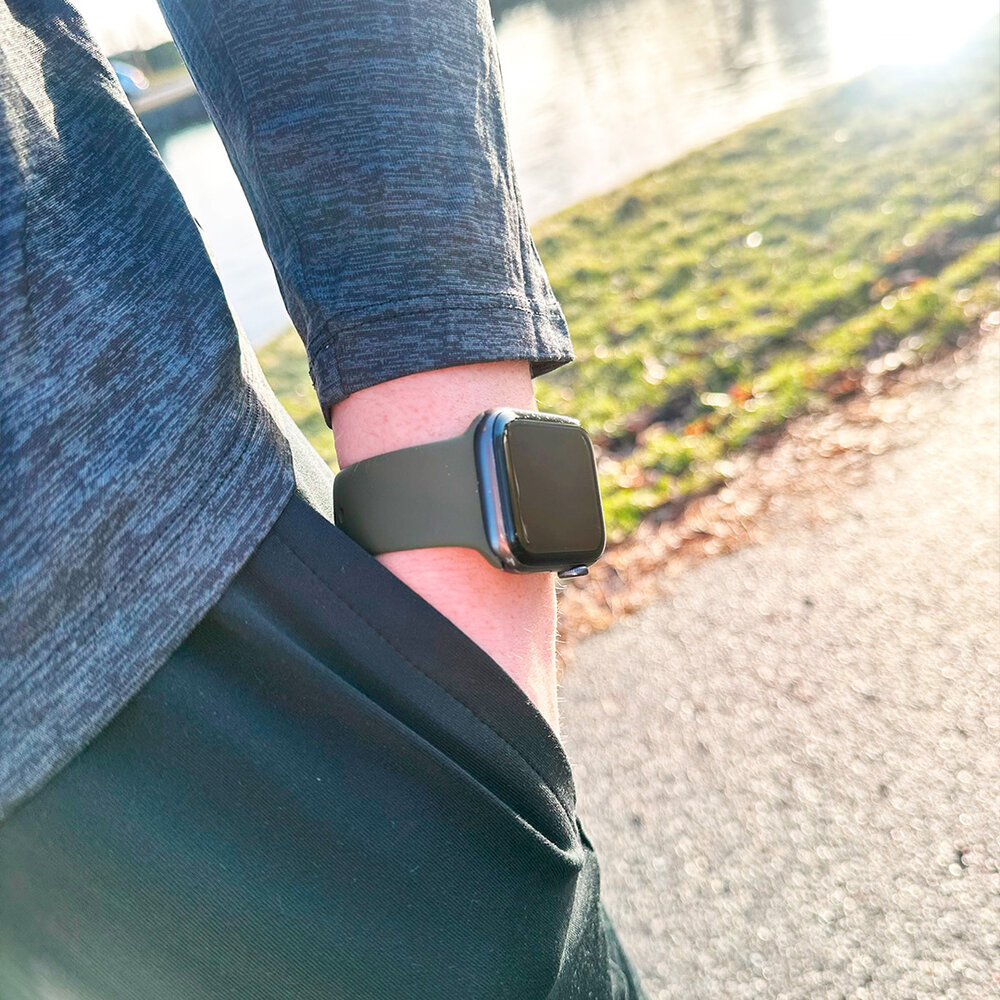 Strap-it Strap-it Bracelet Apple Watch silicone (vert armee)