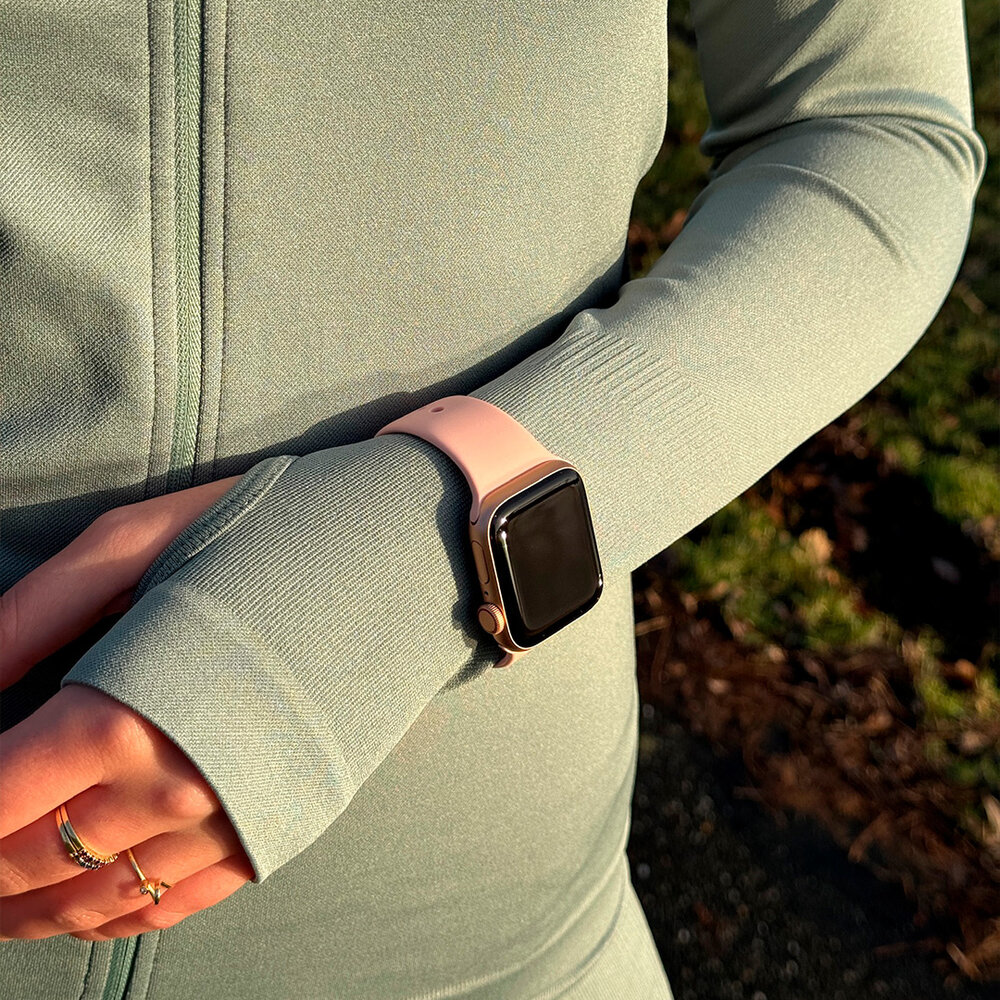 Strap-it Strap-it Bracelet Apple Watch silicone (rose clair)