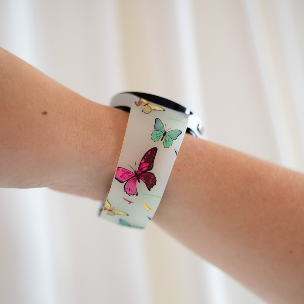 Strap-it Strap-it Bracelet magnetique Luminous Butterfly Samsung Galaxy Watch 5 40mm Strap-it Strap-it Bracelet magnetique Luminous Butterfly Samsung Galaxy Watch 5 40mm