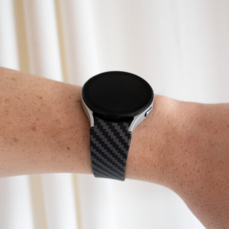 Strap-it Strap-it Bracelet magnétique Carbon Fibre Samsung Galaxy Watch 6 - 40mm
