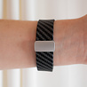 Strap-it Strap-it Bracelet à fermoir magnétique Samsung Galaxy Watch 4 40mm Fibre de carbone Strap-it Strap-it Bracelet à fermoir magnétique Samsung Galaxy Watch 4 40mm Fibre de carbone