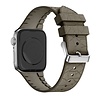 Bandz Bandz Bracelet silicone Apple Watch avec motif cuir (marron) Bandz Bandz Bracelet silicone Apple Watch avec motif cuir (marron)