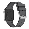 Bandz Bandz Bracelet silicone Apple Watch avec motif cuir (gris foncé) Bandz Bandz Bracelet silicone Apple Watch avec motif cuir (gris foncé)