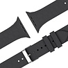 Bandz Bandz Bracelet silicone Apple Watch avec motif cuir (gris foncé) Bandz Bandz Bracelet silicone Apple Watch avec motif cuir (gris foncé)
