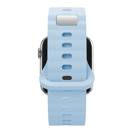 Bandz Bandz Bracelet silicone 'Single Link' Apple Watch (bleu clair)