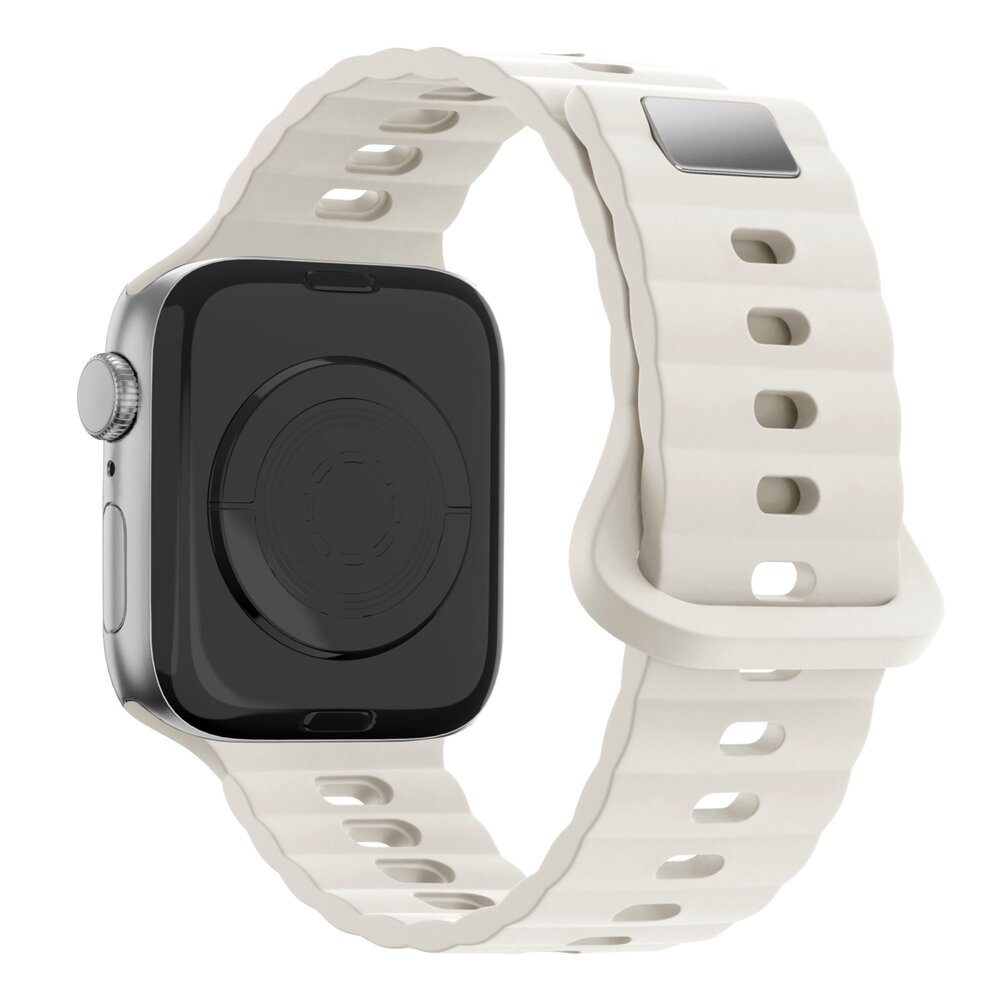 Bandz Bandz Bracelet silicone 'Single Link' Apple Watch (lumière stellaire)
