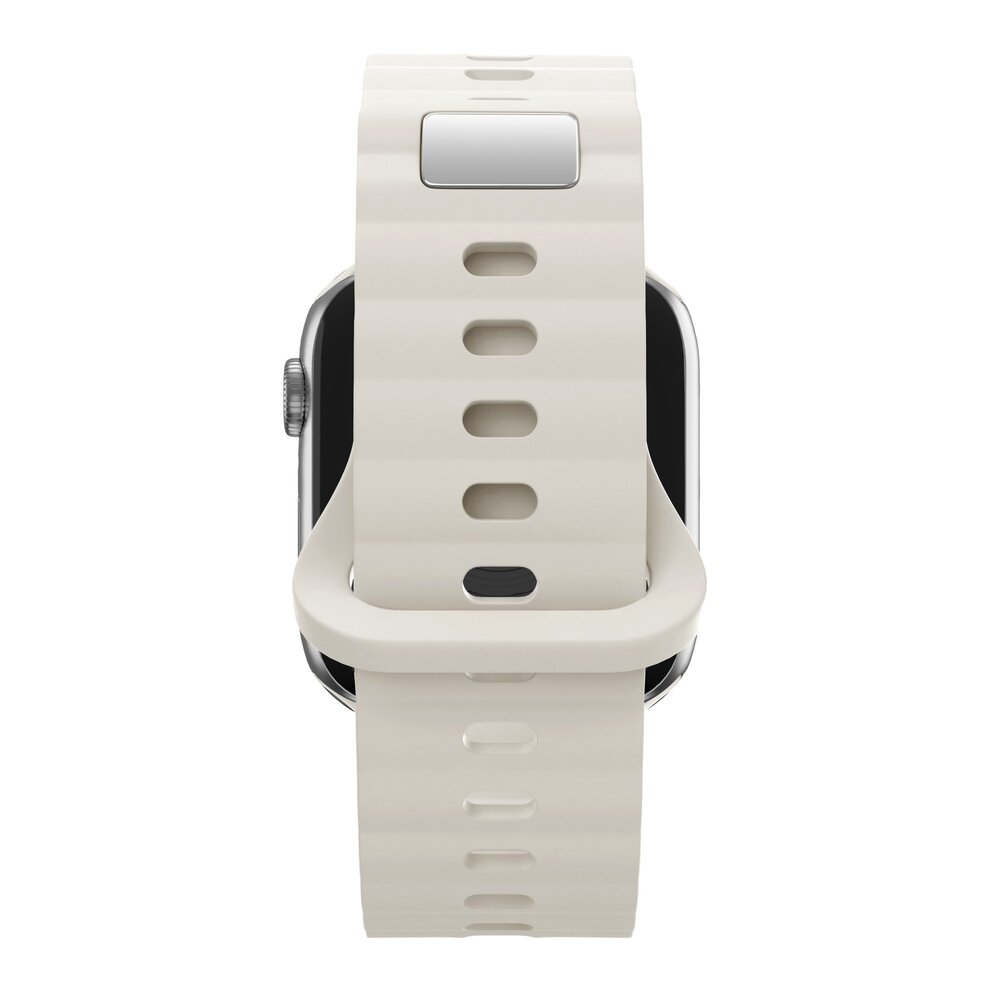 Bandz Bandz Bracelet silicone 'Single Link' Apple Watch (lumière stellaire)