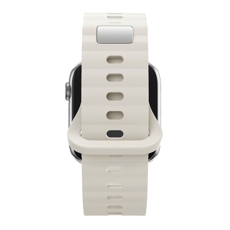 Bandz Bandz Bracelet silicone 'Single Link' Apple Watch (lumière stellaire)