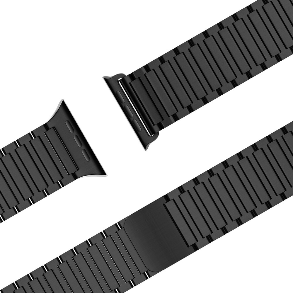 Bandz Bandz Bracelet acier magnétique 'Deluxe' Apple Watch (noir)