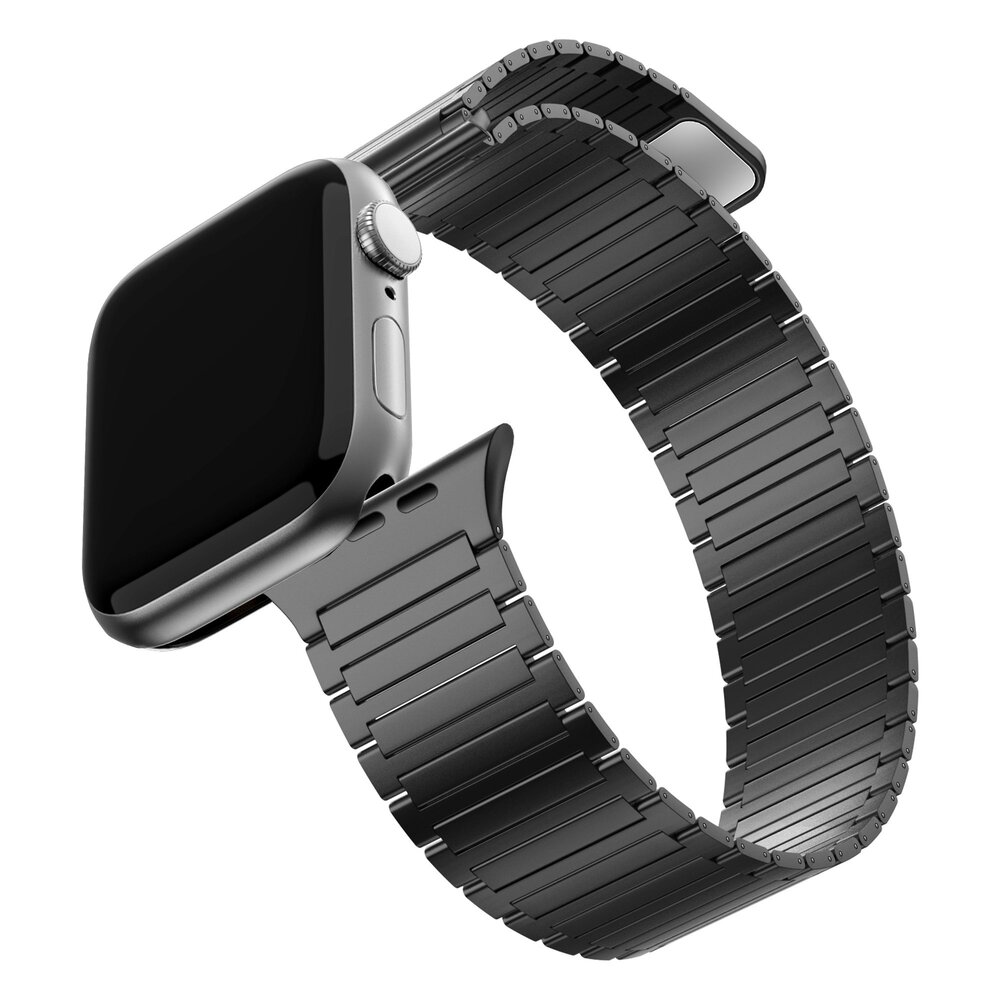 Bandz Bandz Bracelet acier magnétique 'Deluxe' Apple Watch (noir)
