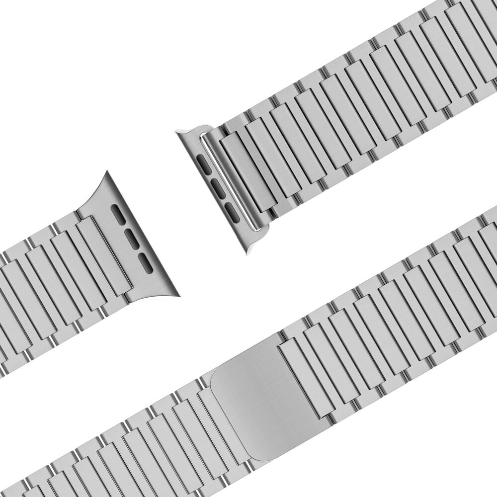 Bandz Bandz Bracelet acier magnétique 'Deluxe' Apple Watch (argent)