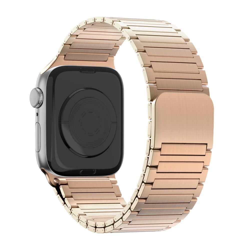 Bandz Bandz Bracelet acier magnétique 'Deluxe' Apple Watch (or rose) Bandz Bandz Bracelet acier magnétique 'Deluxe' Apple Watch (or rose)