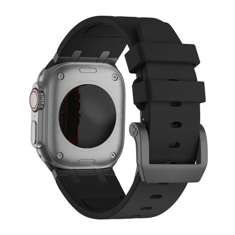 Bandz Bandz Bracelet silicone 'Luxe Liquid' Apple Watch (noir avec noir)
