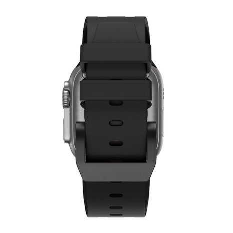 Bandz Bandz Bracelet silicone 'Luxe Liquid' Apple Watch (noir avec noir)