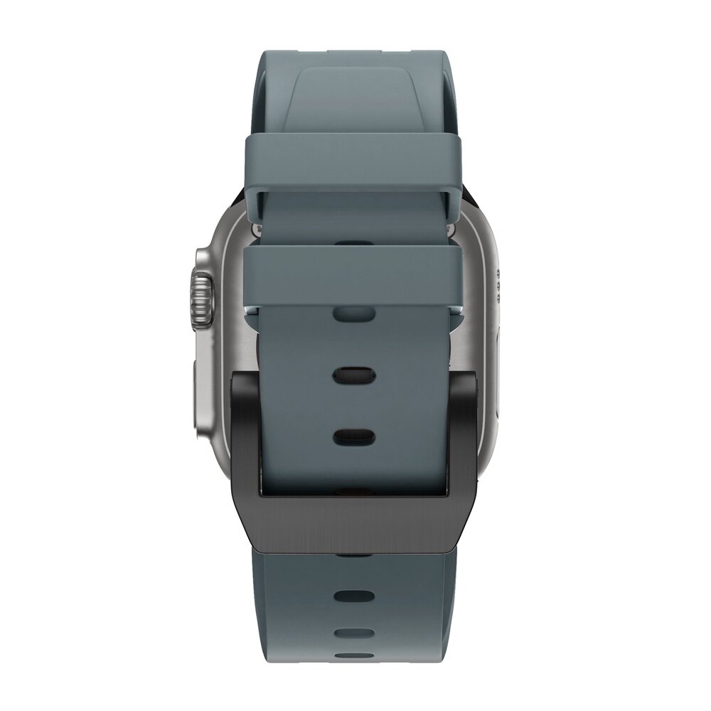 Bandz Bandz Bracelet silicone 'Luxe Liquid' Apple Watch (gris avec noir)