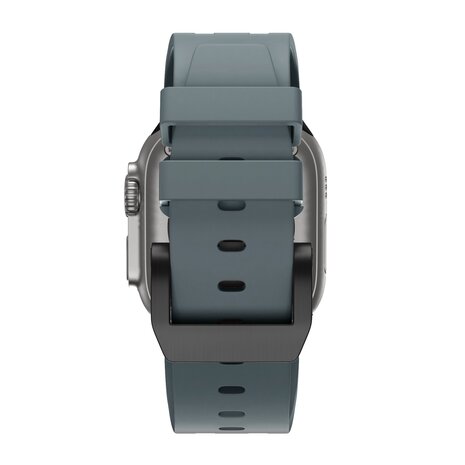 Bandz Bandz Bracelet silicone 'Luxe Liquid' Apple Watch (gris avec noir)