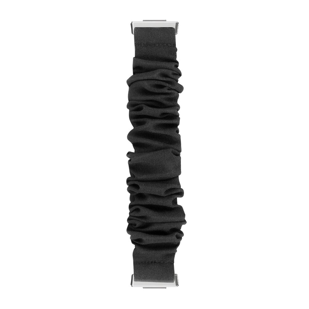 Strap-it Strap-it Bracelet chouchou Fitbit Versa 3 (noir)