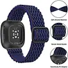 Strap-it Strap-it Bracelet nylon tissé Fitbit Versa 3 (bleu) Strap-it Strap-it Bracelet nylon tissé Fitbit Versa 3 (bleu)