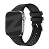 Bandz Bandz Bracelet silicone Apple Watch avec motif cuir (noir) Bandz Bandz Bracelet silicone Apple Watch avec motif cuir (noir)
