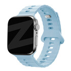 Bandz Bandz Bracelet silicone 'Single Link' Apple Watch (bleu clair)