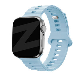 Bandz Bandz Bracelet silicone 'Single Link' Apple Watch (bleu clair)