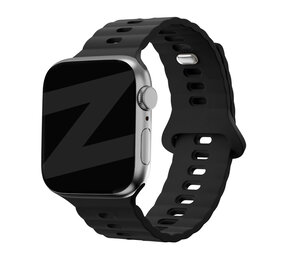 Bandz Bandz Bracelet silicone 'Single Link' Apple Watch (noir)