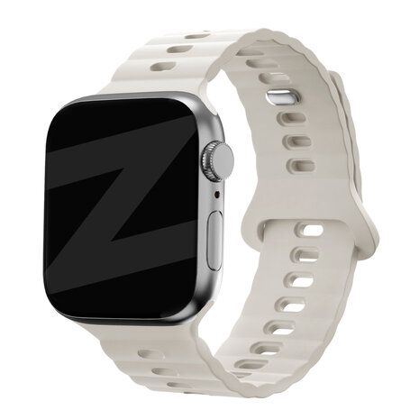 Bandz Bandz Bracelet silicone 'Single Link' Apple Watch (lumière stellaire)