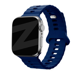 Bandz Bandz Bracelet silicone 'Single Link' Apple Watch (bleu foncé)