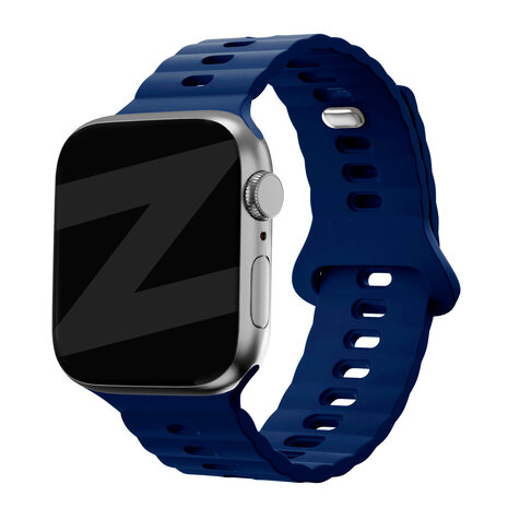 Bandz Bandz Bracelet silicone 'Single Link' Apple Watch (bleu foncé)