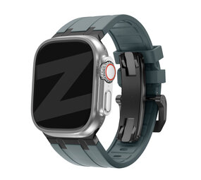 Bandz Bandz Bracelet silicone 'Luxe Liquid' Apple Watch (gris avec noir)
