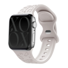 xoxo Wildhearts xoxo Wildhearts Bracelet silicone Apple Watch imprimé léopard (lumière stellaire)