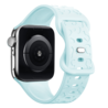 xoxo Wildhearts xoxo Wildhearts Bracelet silicone Apple Watch imprimé léopard (vert clair) xoxo Wildhearts xoxo Wildhearts Bracelet silicone Apple Watch imprimé léopard (vert clair)