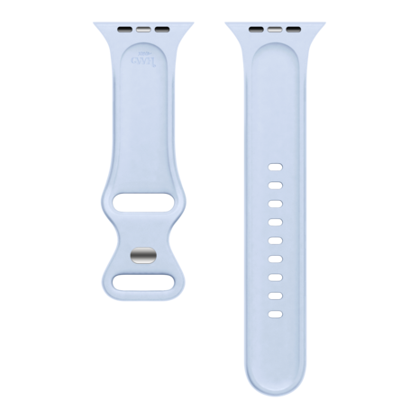 xoxo Wildhearts xoxo Wildhearts Bracelet silicone Apple Watch imprimé léopard (bleu clair)