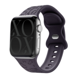 xoxo Wildhearts xoxo Wildhearts Bracelet silicone Apple Watch imprimé léopard (cerise)