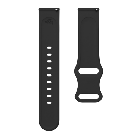 xoxo Wildhearts xoxo Wildhearts Bracelet silicone Samsung Galaxy Watch 6 Classic 47mm imprimé léopard (noir)